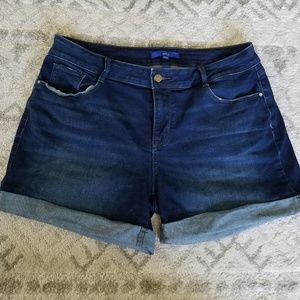 Apt 9 women's 4" inseam jean shorts size 14
